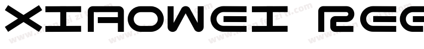 xiaowei Regular字体转换